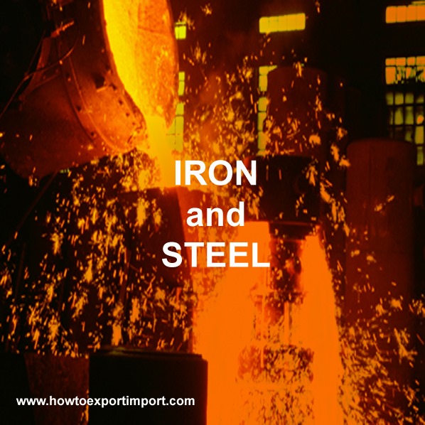 HS code IRON STEEL